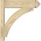 Ekena Millwork Thorton Rough Sawn Arts and Crafts Outlooker, Douglas Fir, 6"W x 22"D x 22"H OUT06X22X22THR03RDF - alternate 3